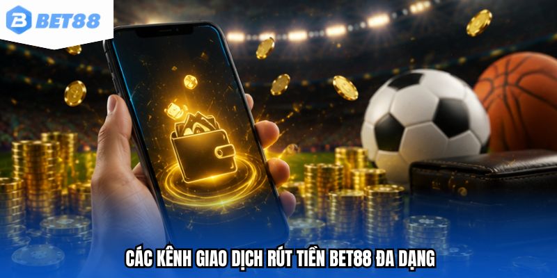 Các kênh giao dịch rút tiền BET88 đa dạng