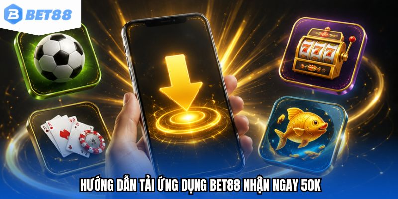 Hướng dẫn tải ứng dụng BET88 nhận ngay 50K