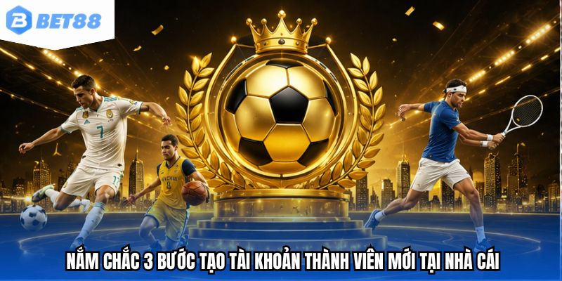 Nắm chắc 3 bước tạo tài khoản thành viên mới tại nhà cái