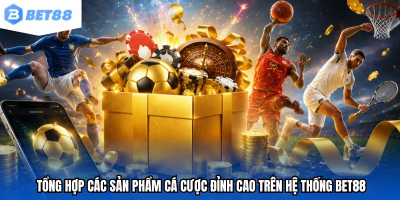Tổng hợp các sản phẩm cá cược đỉnh cao trên hệ thống BET88