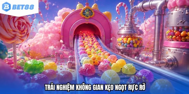 Trải nghiệm không gian kẹo ngọt rực rỡ
